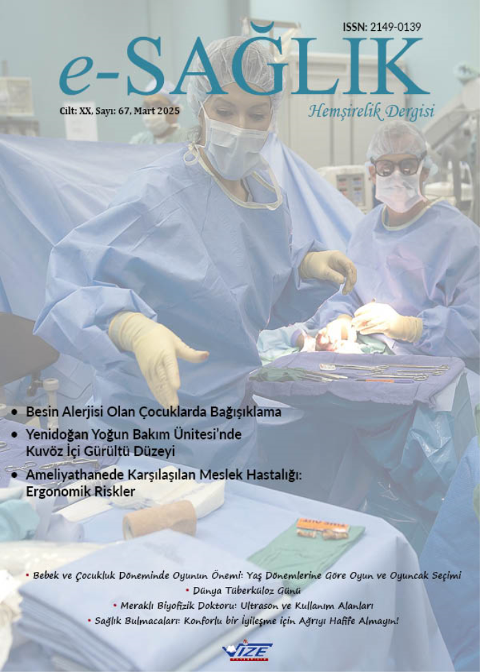 e-SAĞLIK Hemşirelik dergisi 67